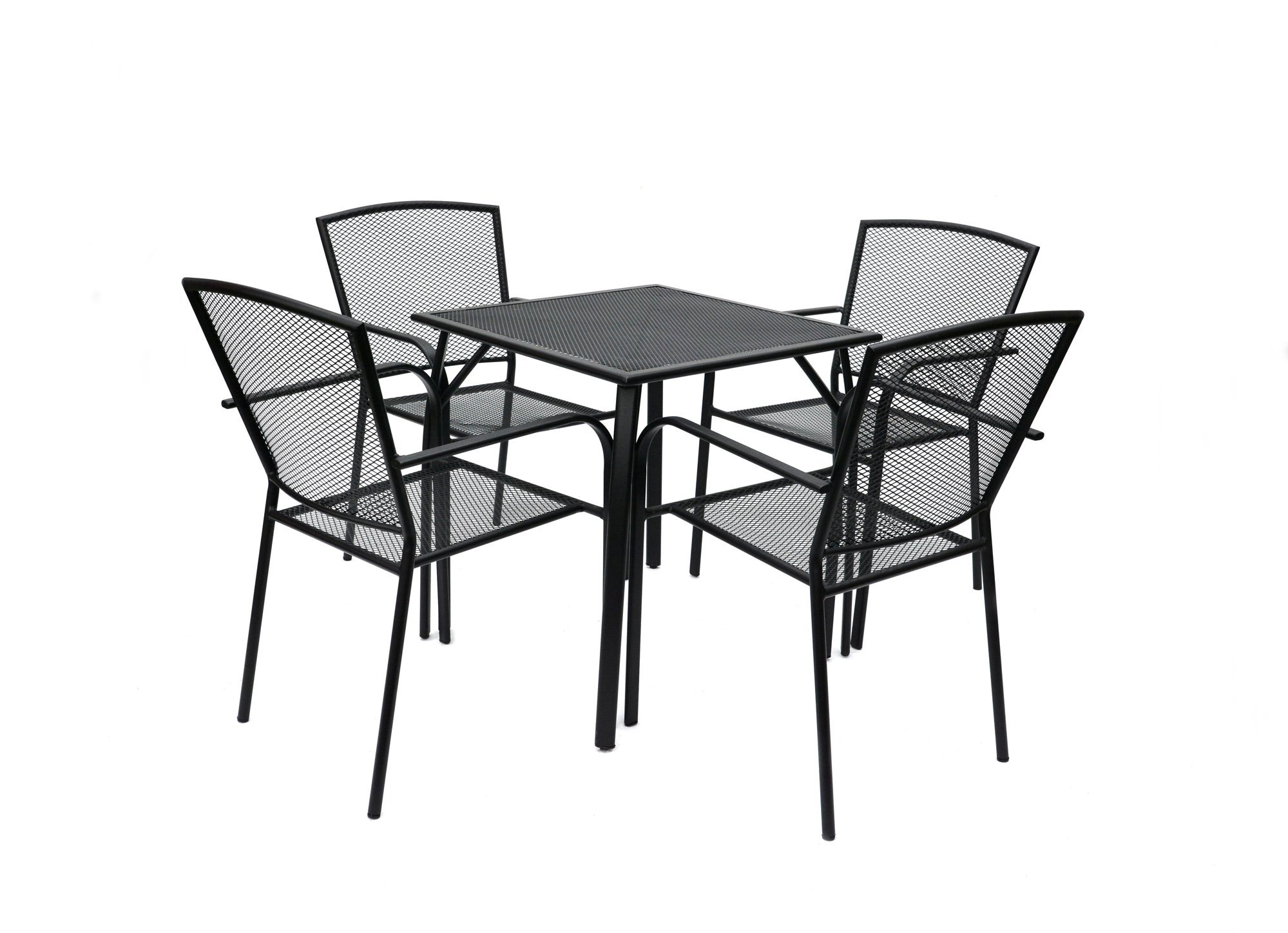 ROJAPLAST Set záhradného nábytku ZWMT-70R záhradný stôl 1 + 4 záhradné stoličky ZWMC-19