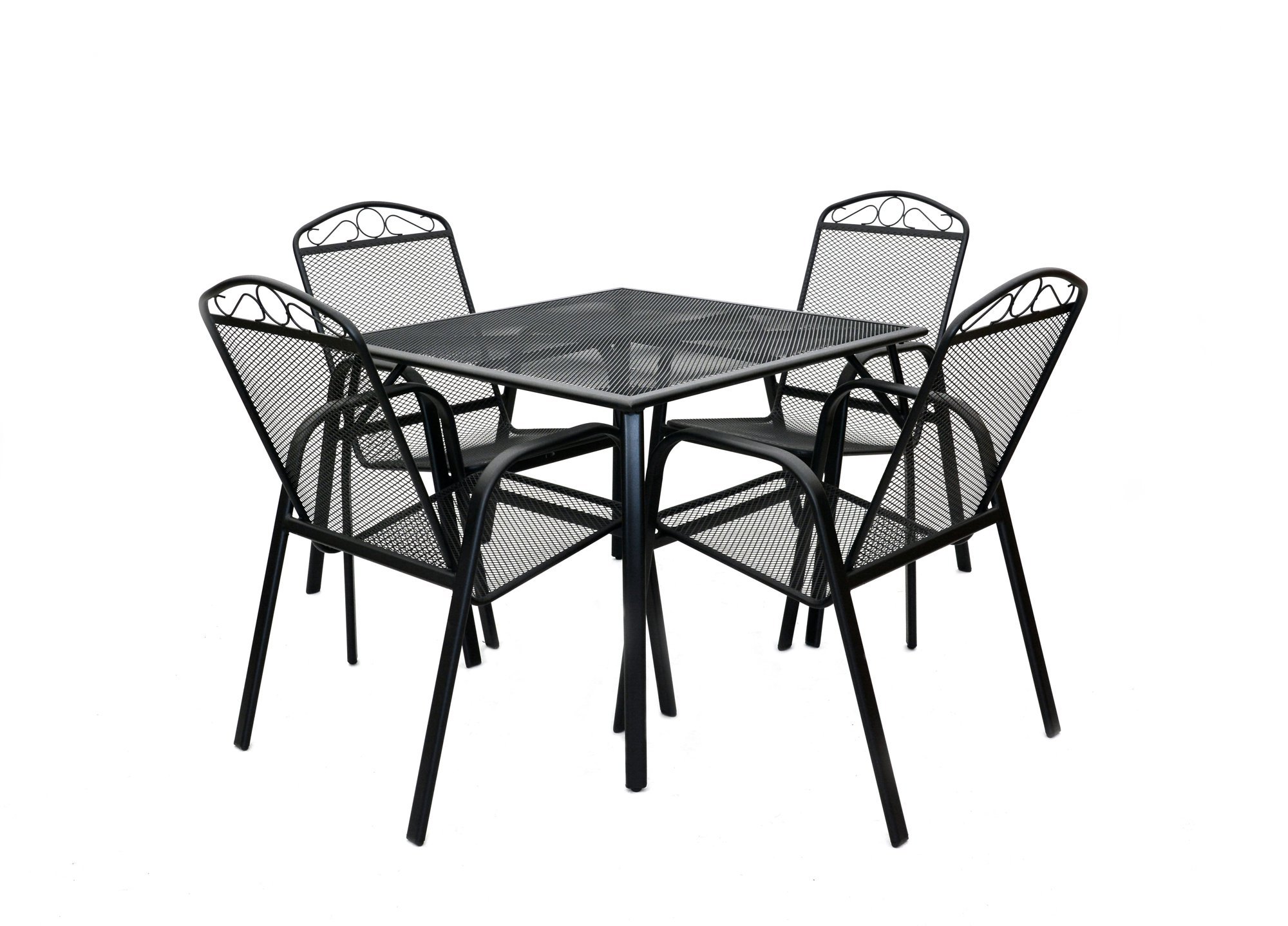 ROJAPLAST Set záhradného nábytku ZWMT-90 záhradný stôl 1 + 4 záhradné stoličky ZWMC-31