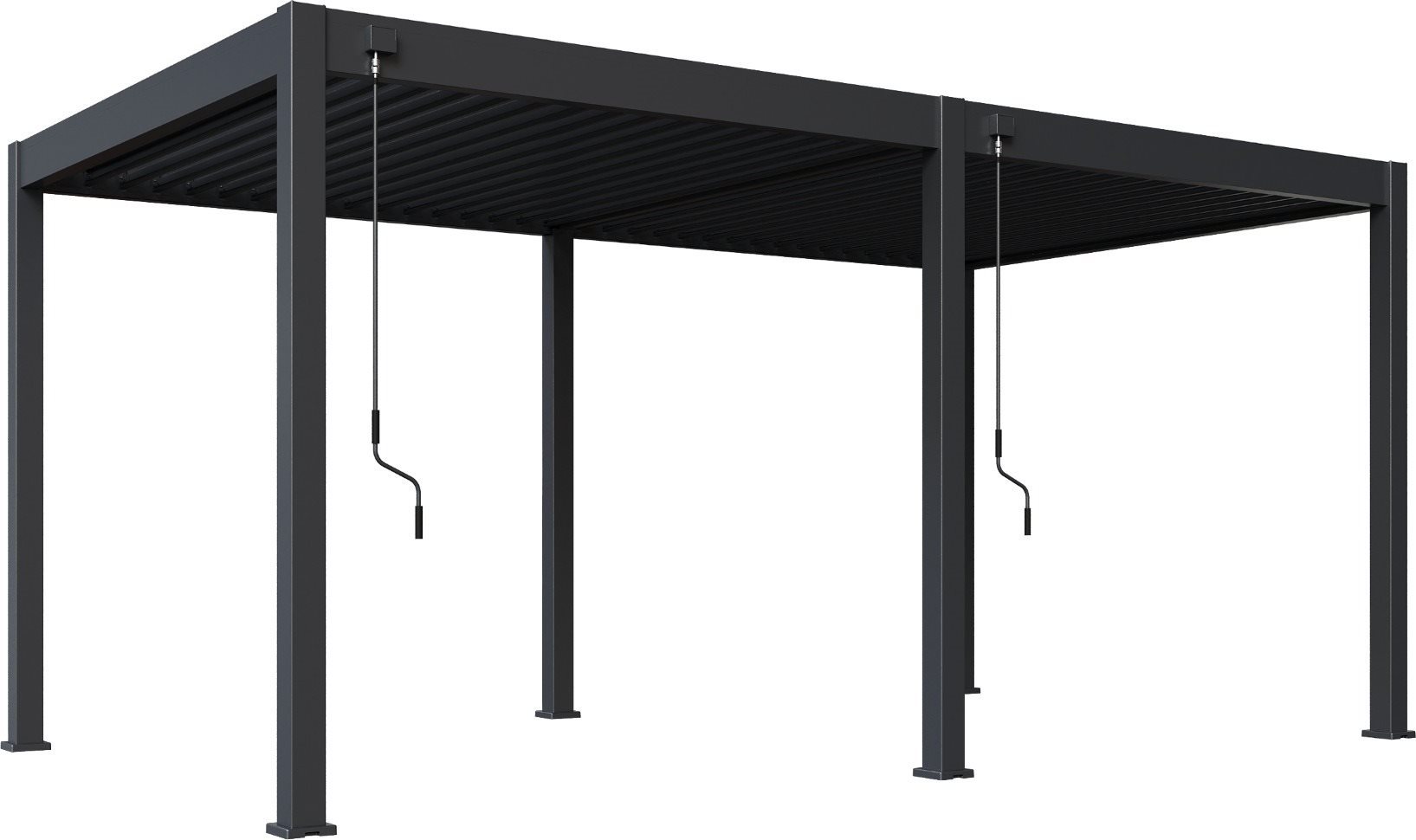 ROJAPLAST Bioklimatická pergola Intro Neo 5,3 × 3 m, voľne stojaca, hliník/oceľ