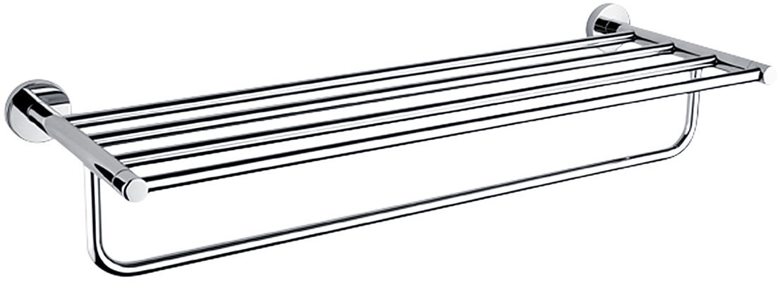 Nimco – Polica do kúpeľne, 65 cm – držiak na uteráky kov Unix UN-13063-26