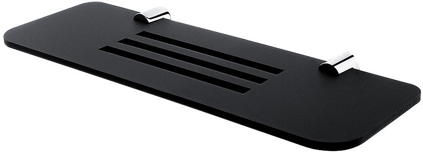 Nimco Polica do kúpeľne a sprchy 30 cm – plexisklo kov Nava NA-X330