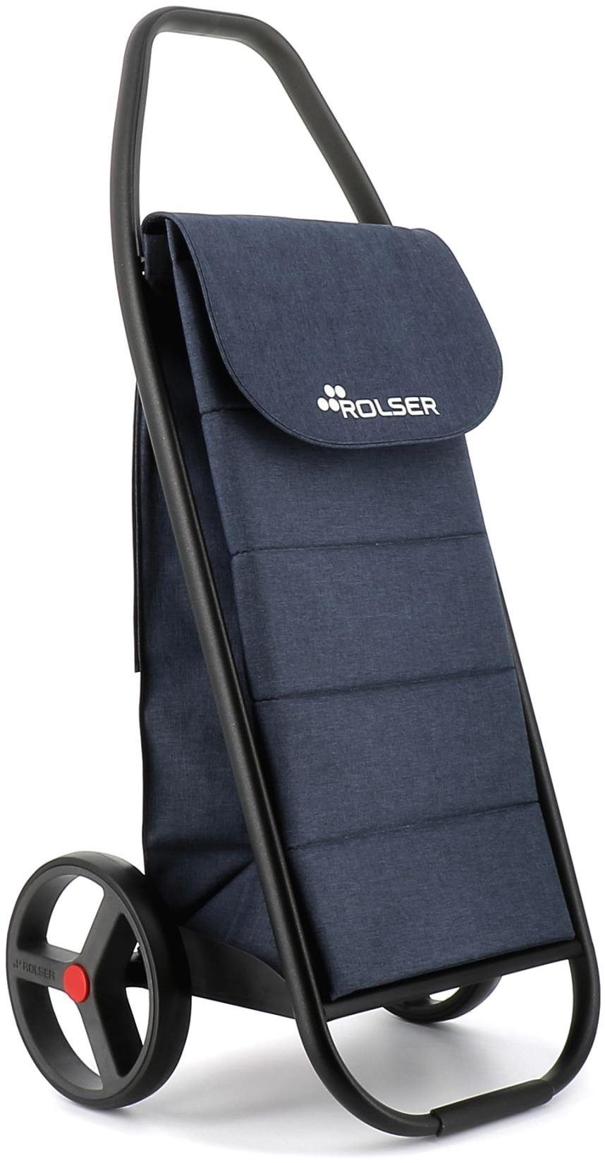 Rolser Com Tweed Polar Black Tube Taška na kolieskach modrá