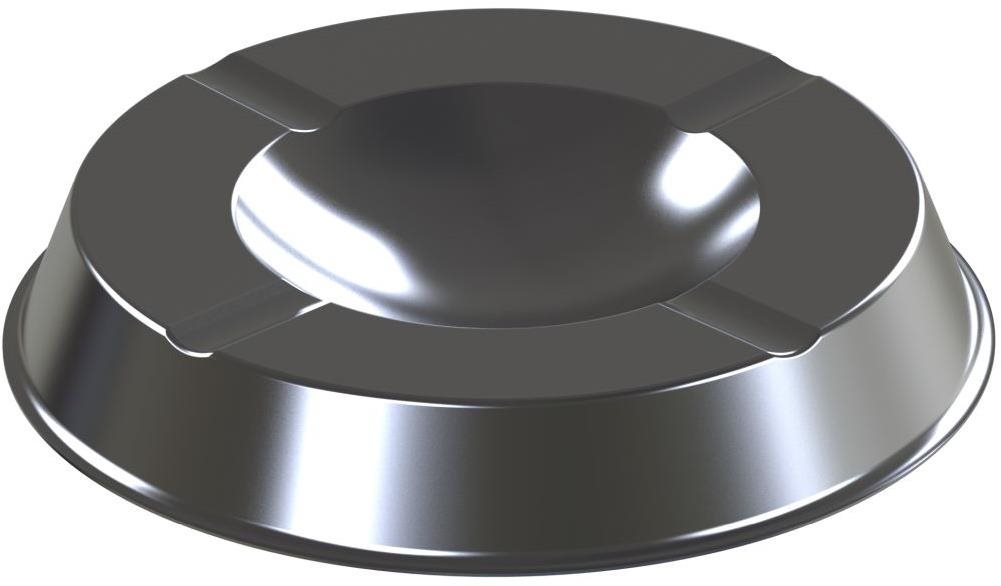 Alda Stolný popolník Flash, lesklá nehrdzavejúca oceľ