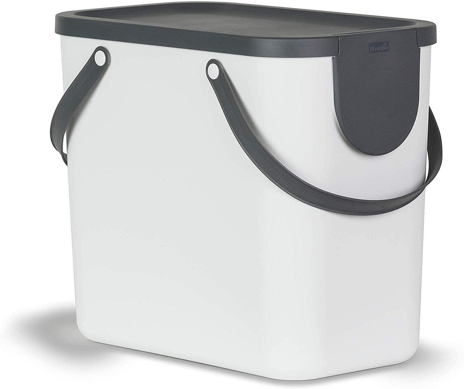 Rotho Systém triedenia odpadu ALBULA box 25 l – biely