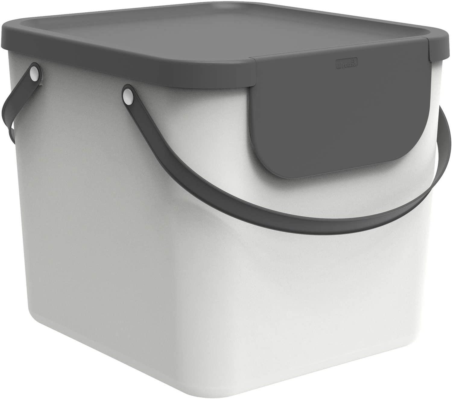 Rotho Systém triedenia odpadu ALBULA box 40 l – biely