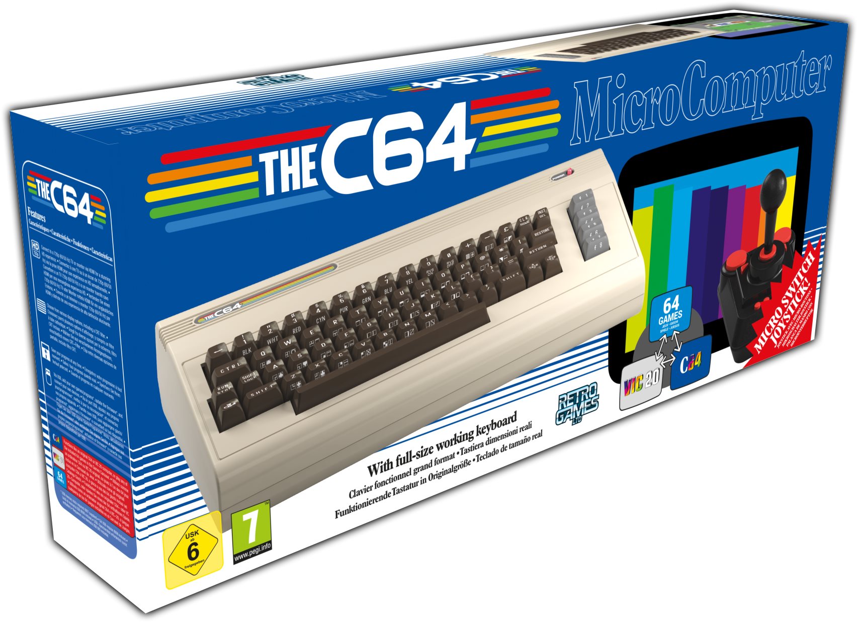 Retro konzola Commodore C64 Maxi
