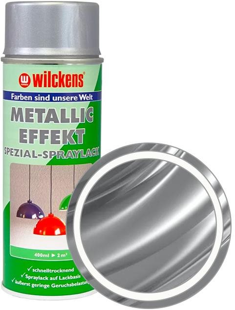 Wilckens Metalická farba v spreji Metallic-Effekt Spezial-Lackspray 400 ml, strieborná