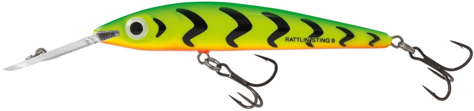 Salmo Rattlin´ Sting Deep Runner 9 cm 12 g Green Tiger