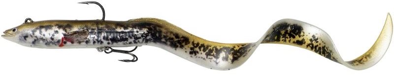 Savage Gear 4D Real Eel 20 cm 38 g Olive Pearl PHP