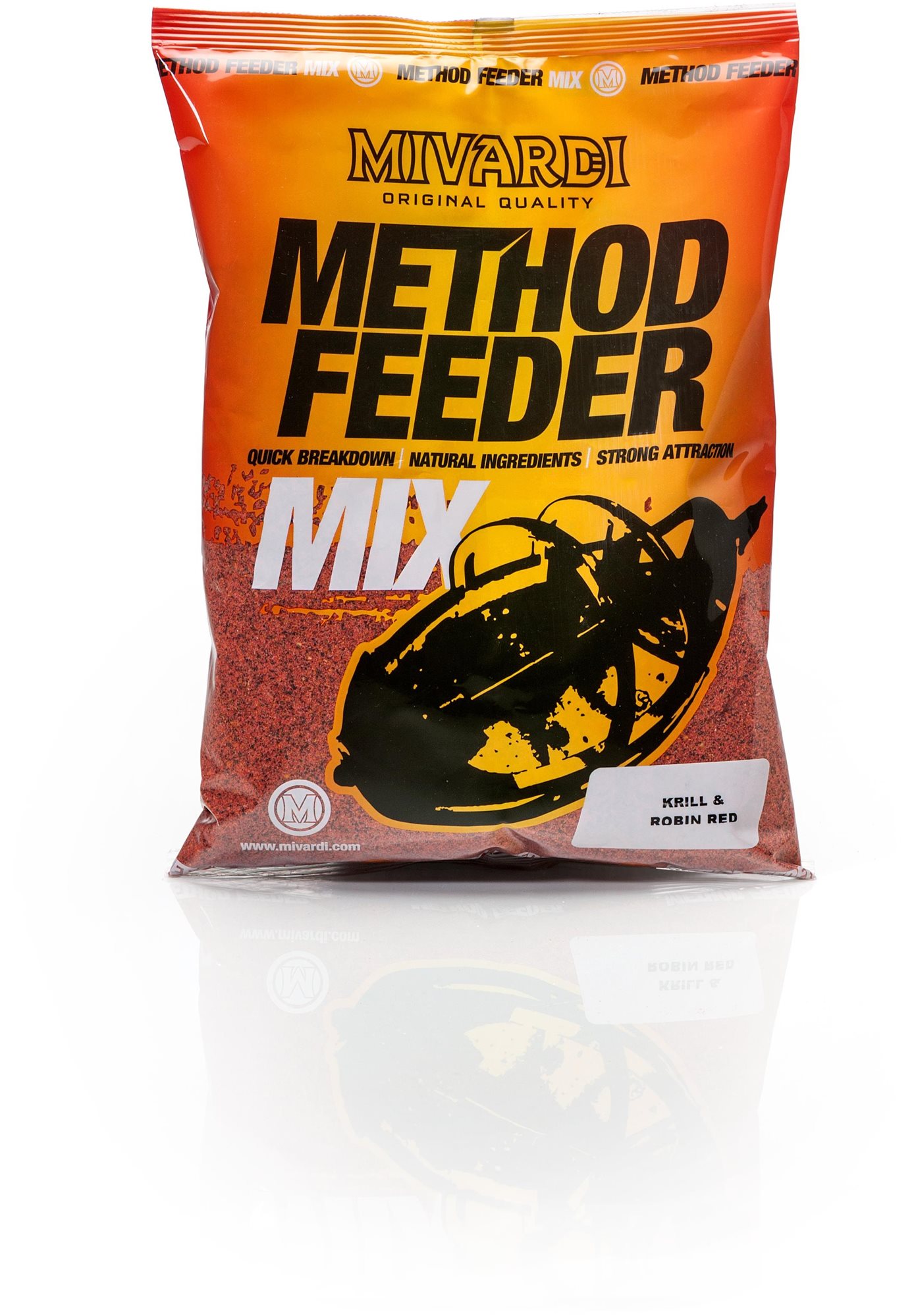 Mivardi Method feeder mix Krill & Robin Red 1 kg