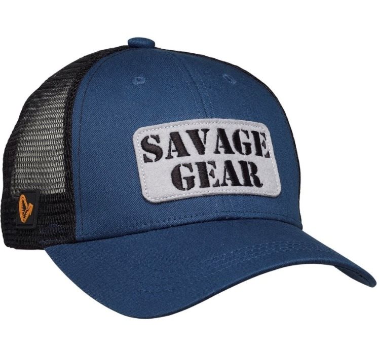 Savage Gear Logo Badge Cap Teal Blue