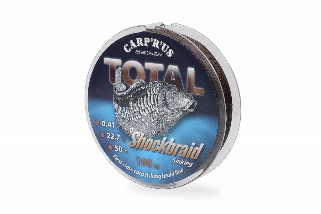 Carp´R´Us Total Shock Braid 0,41 mm 22,68 kg 100 m