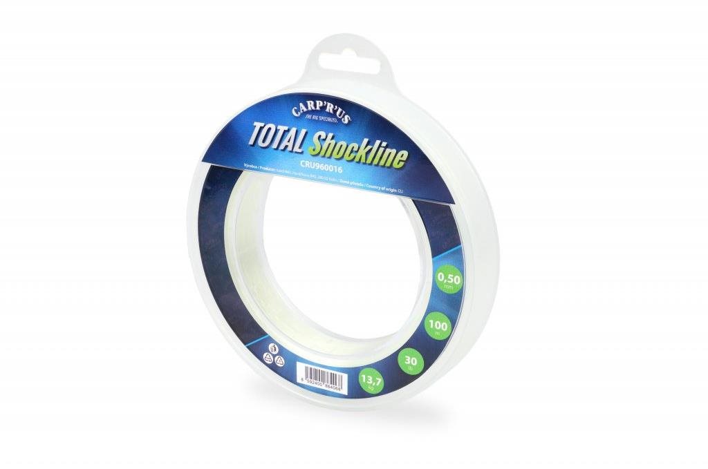 Carp´R´Us Total Shock Line Brown 0,60 mm 24,9 kg 100 m