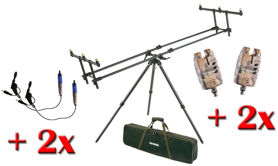 Mivardi Tripod Premium combo (+2 swing army + 2 hlásiče