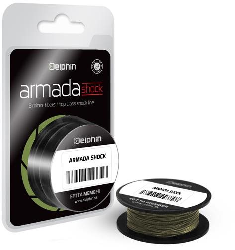 Delphin Armada Shock Zelená 20 m 0,30 mm 68 lbs