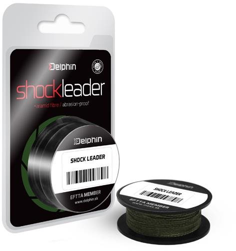 Delphin Shock Leader Zelená 40 m 0,24 mm 35 lbs