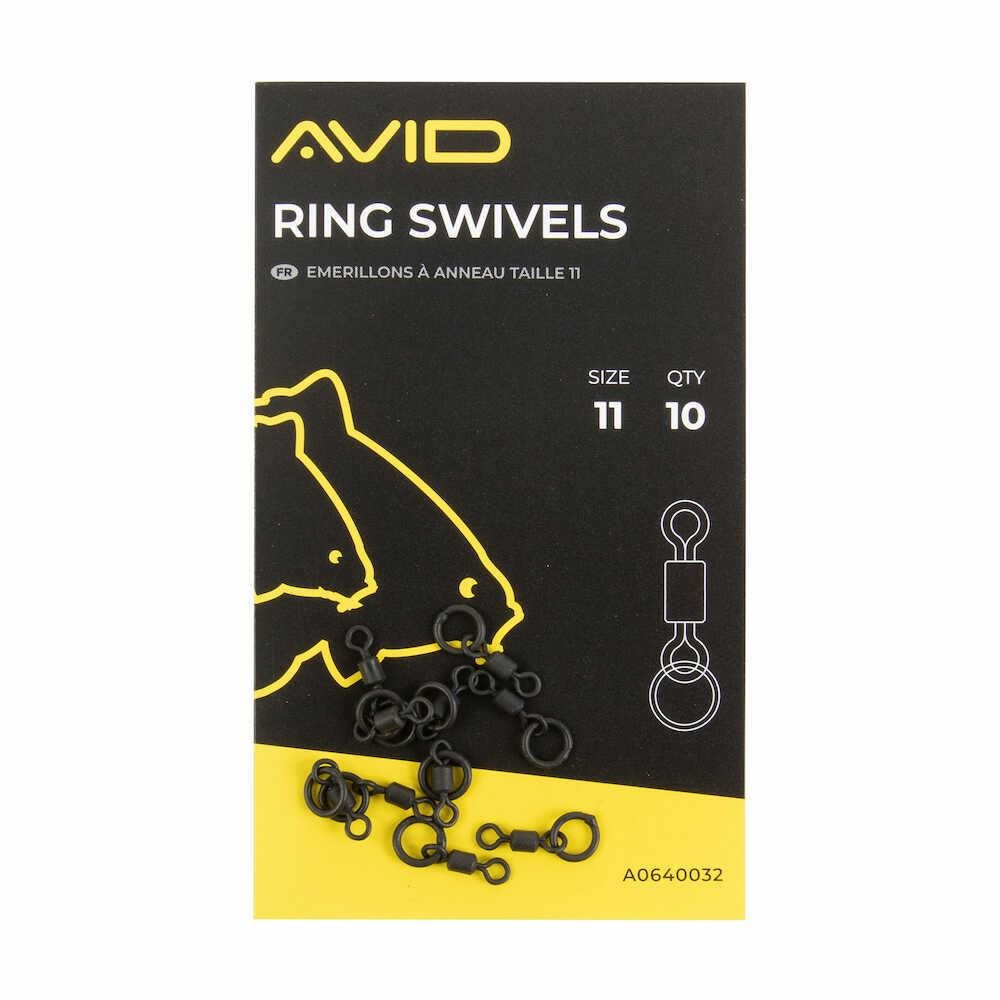 AVID Ring Swivels, veľkosť 11, 10 ks