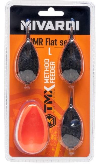 Mivardi sada kŕmidiel Method Feeder set QMR Flat L (30 g + 40 g + 50 g + mould)