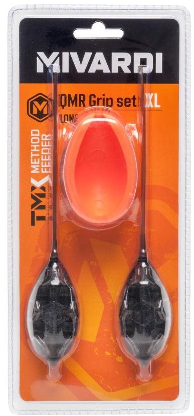 Mivardi sada kŕmidiel Method Feeder set QMR Grip Long XL (50 g + 60 g + mould)