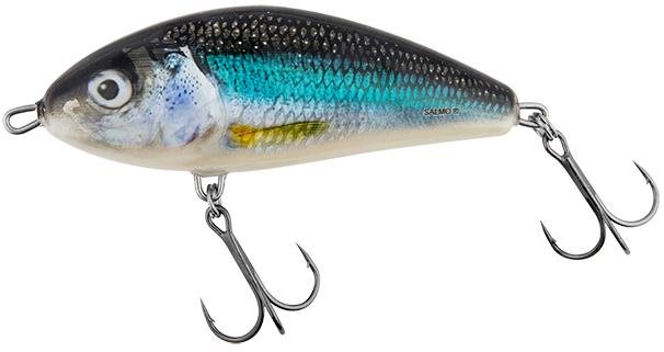Salmo Fatso Sinking 12 cm, Spotted Holo Smelt