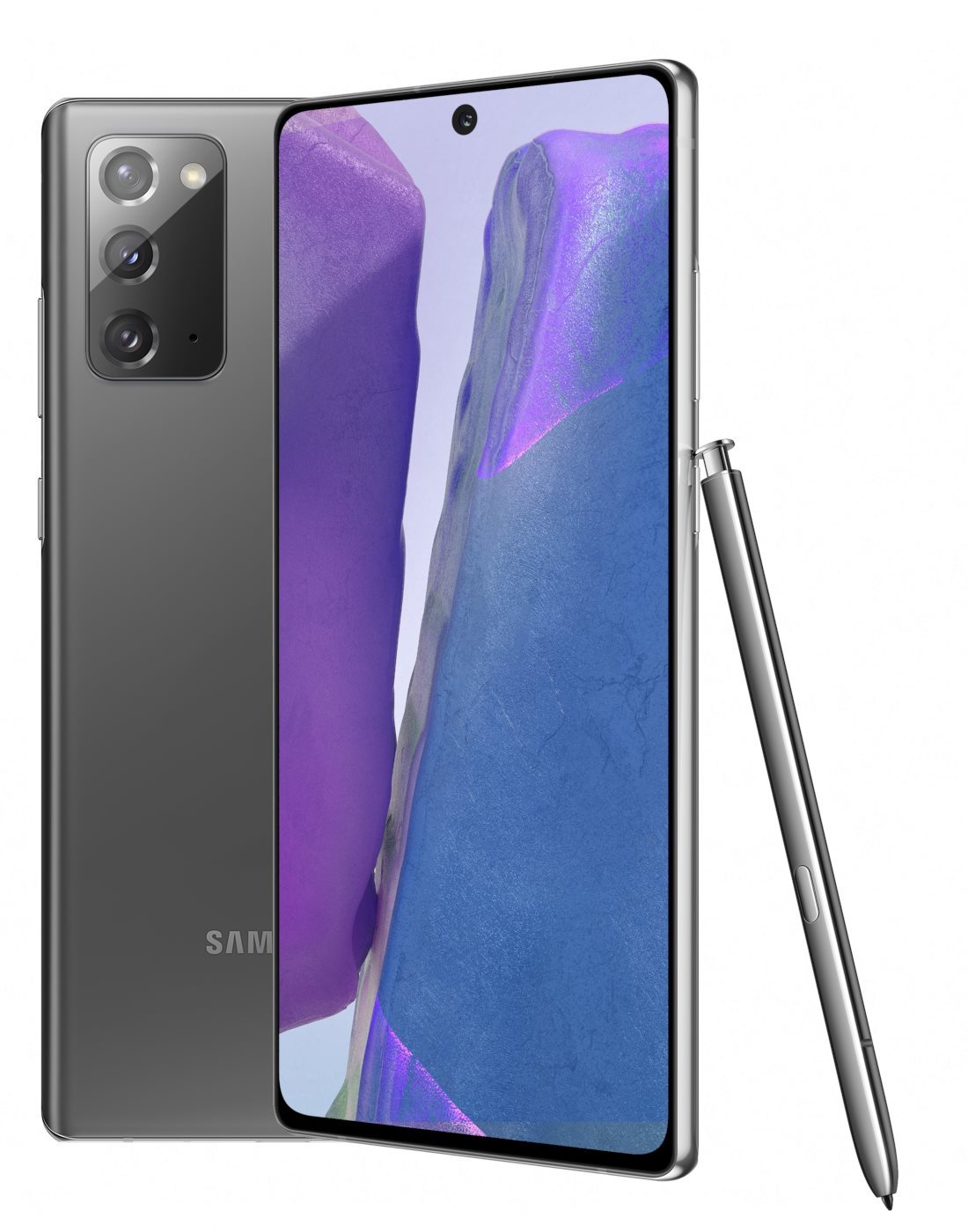 Samsung Galaxy Note 20 sivá
