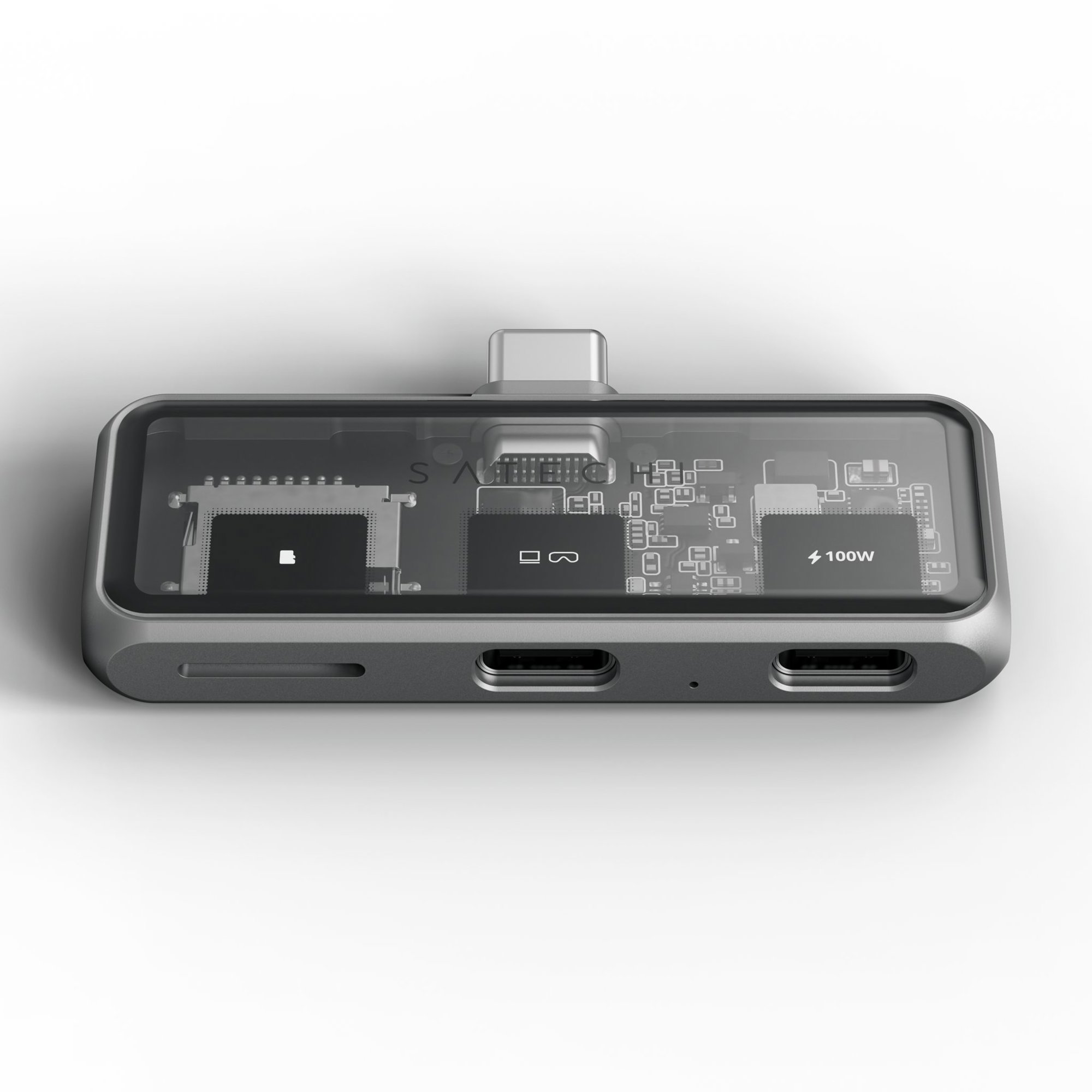 Satechi Mobile XR Hub with dual USB-C and microSD – Space Gray