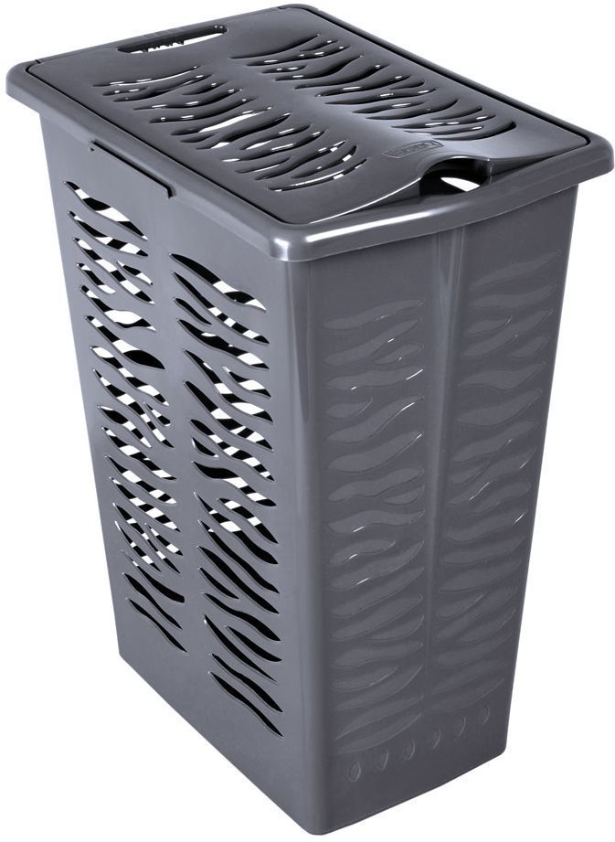 Branq Kôš na prádlo Zebra 30 l – antracitový