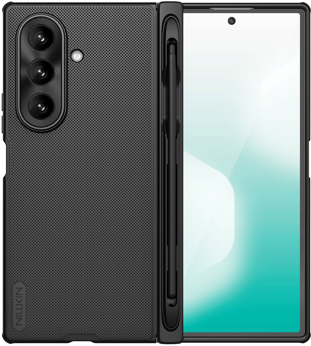 Nillkin Super Frosted FOLD Magnetic Pen Slot Zadný Kryt pre Samsung Galaxy Z Fold 7 Black