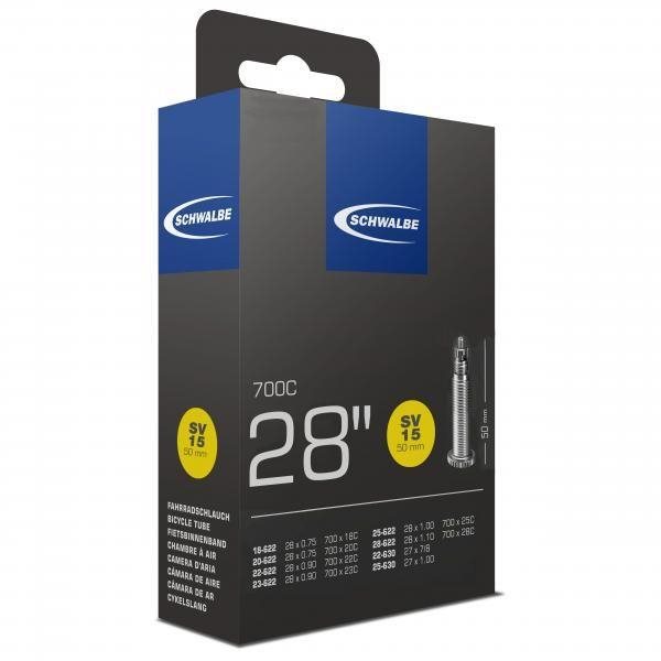 Schwalbe duša 28" SV15 50 mm 18/28-622 gal. Ventil