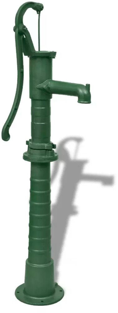 Liatinová záhradná ručná pumpa / čerpadlo so stojanom 270167