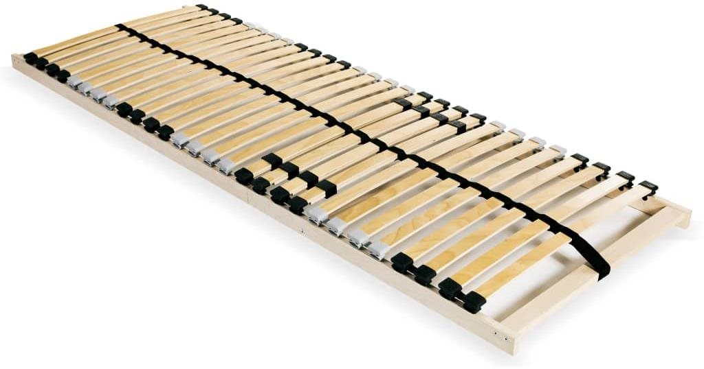 Rošt postele s 28 lamelami, 7 zón, 70 × 200 cm