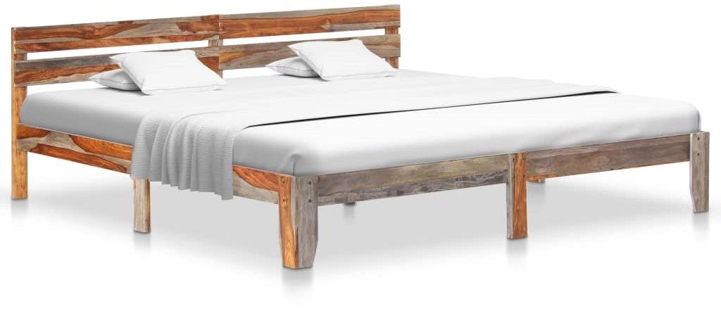 Rám postele, masívne palisandrové drevo, 200 x 200 cm