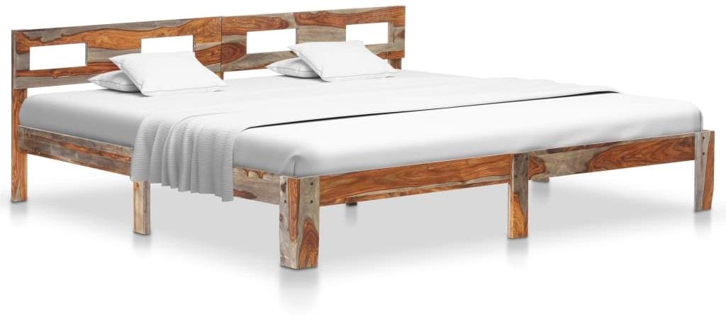 Rám postele, masívne palisandrové drevo, 200 x 200 cm