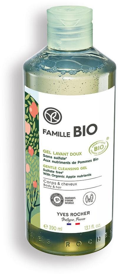 YVES ROCHER Jemný umývací gél na telo a vlasy 390 ml
