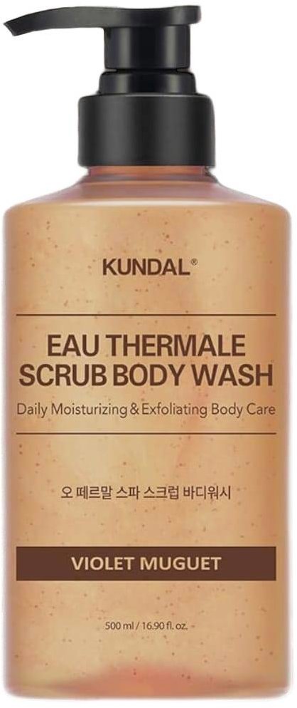 KUNDAL Eau Thermale Scrub Body Wash Violet Muguet 500 ml