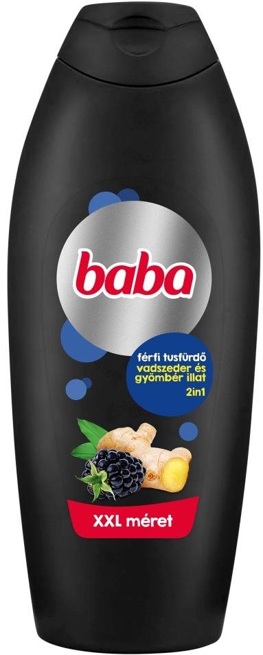 BABA sprchový gél Ostružina & Zázvor 2 v 1 pre mužov 750 ml