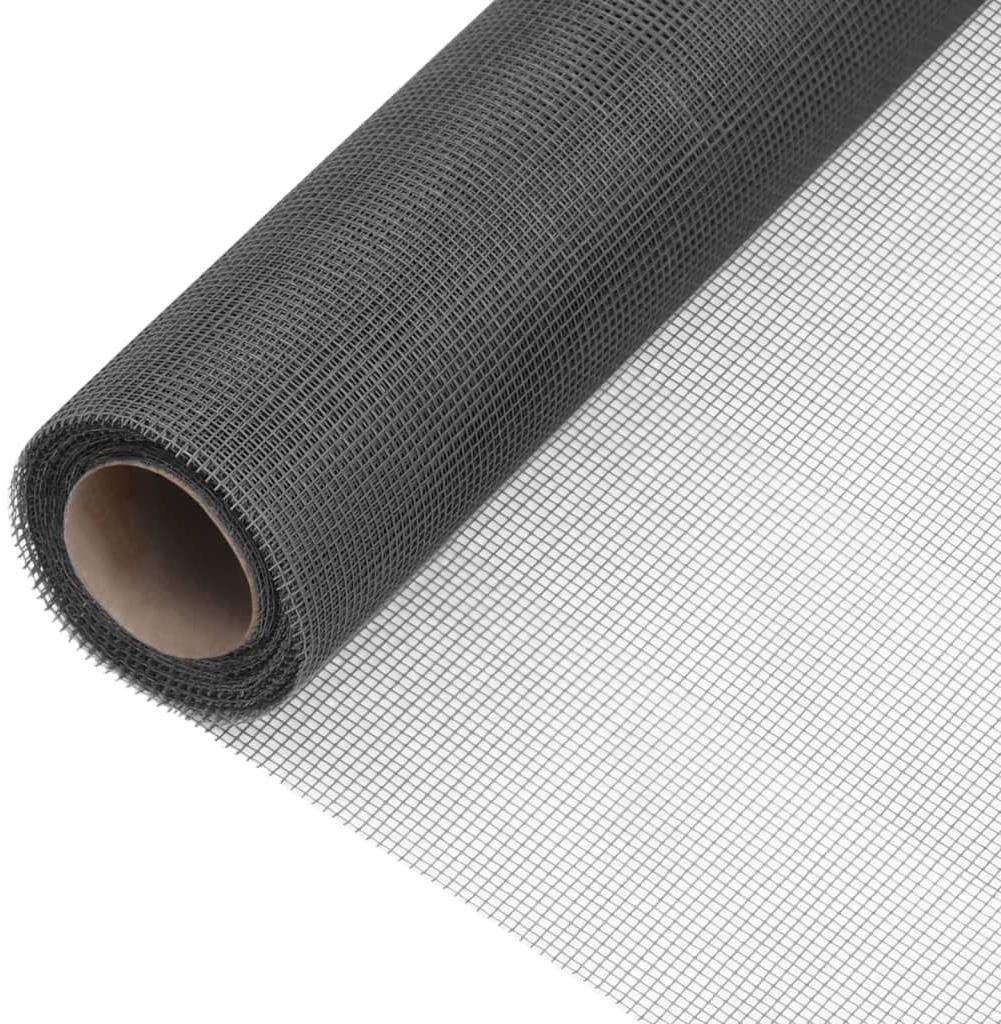 SHUMEE Sieť proti hmyzu sklolaminát 80 × 500 cm čierna