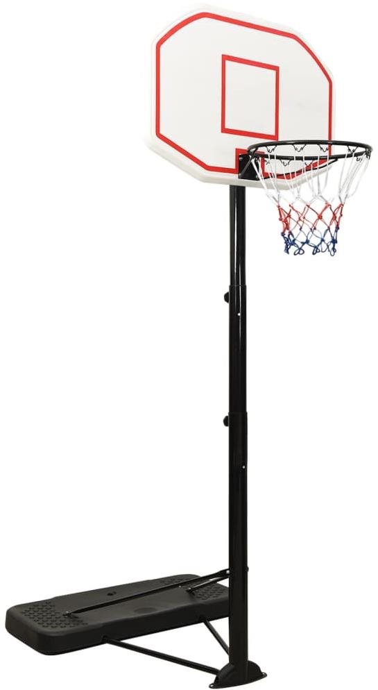 Shumee Basketbalový kôš biely 258 – 363 cm polyetylén