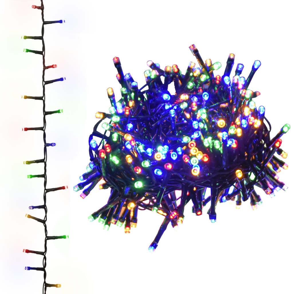 Shumee svetelná LED reťaz so 400 LED diódami viacfarebná 13 m PVC
