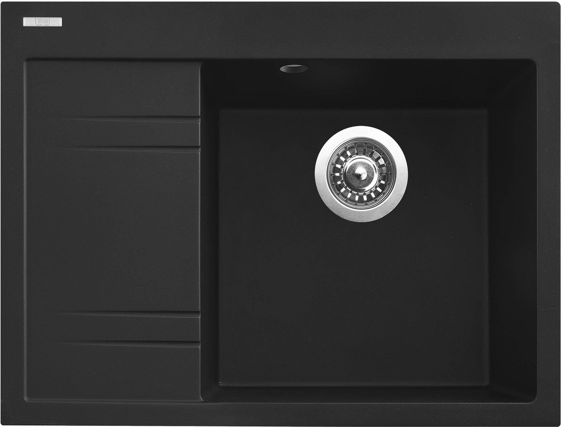 Sinks RIM 650 P Metalblack pravý