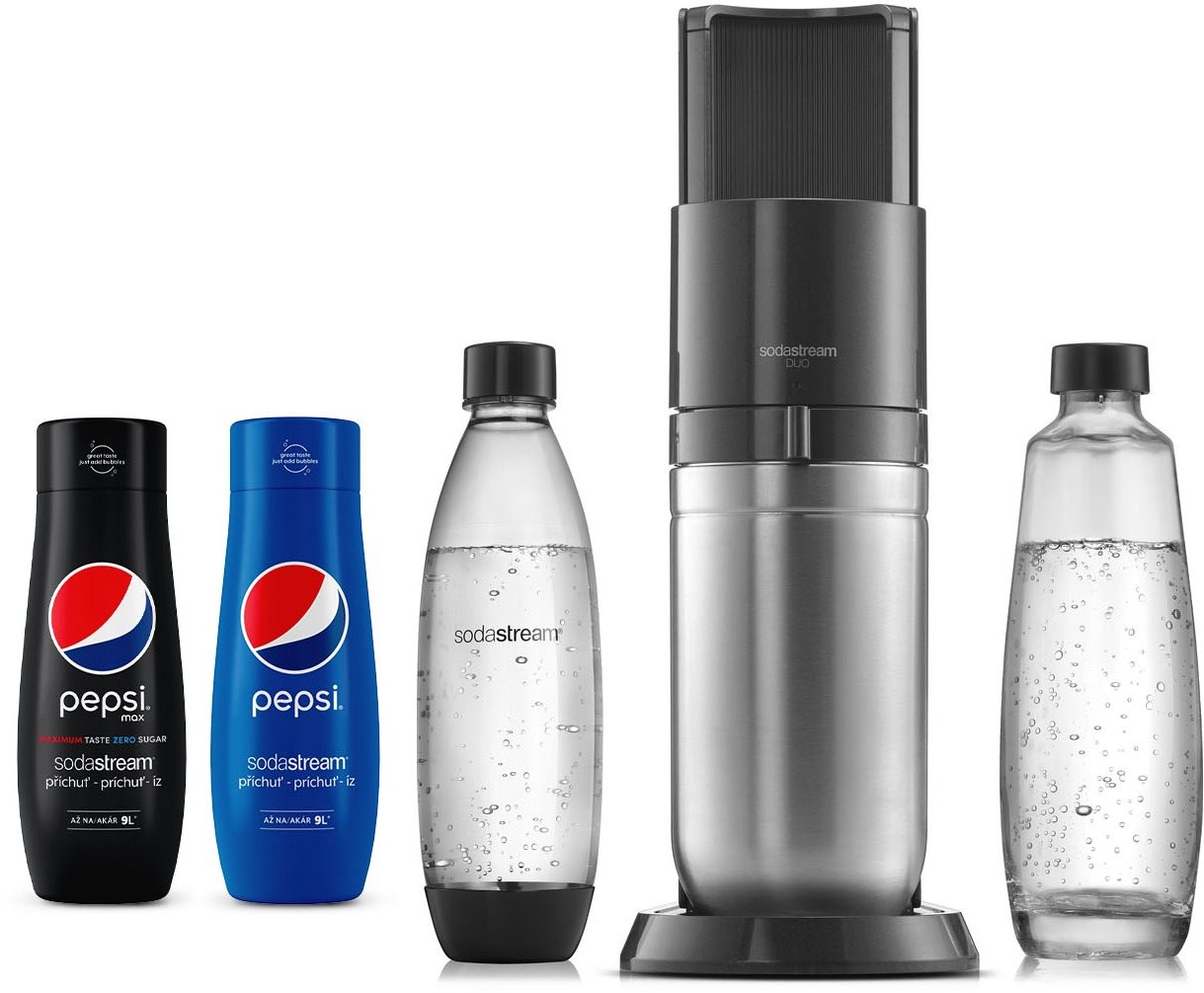 SodaStream Duo Black + PEPSI, PEPSI MAX