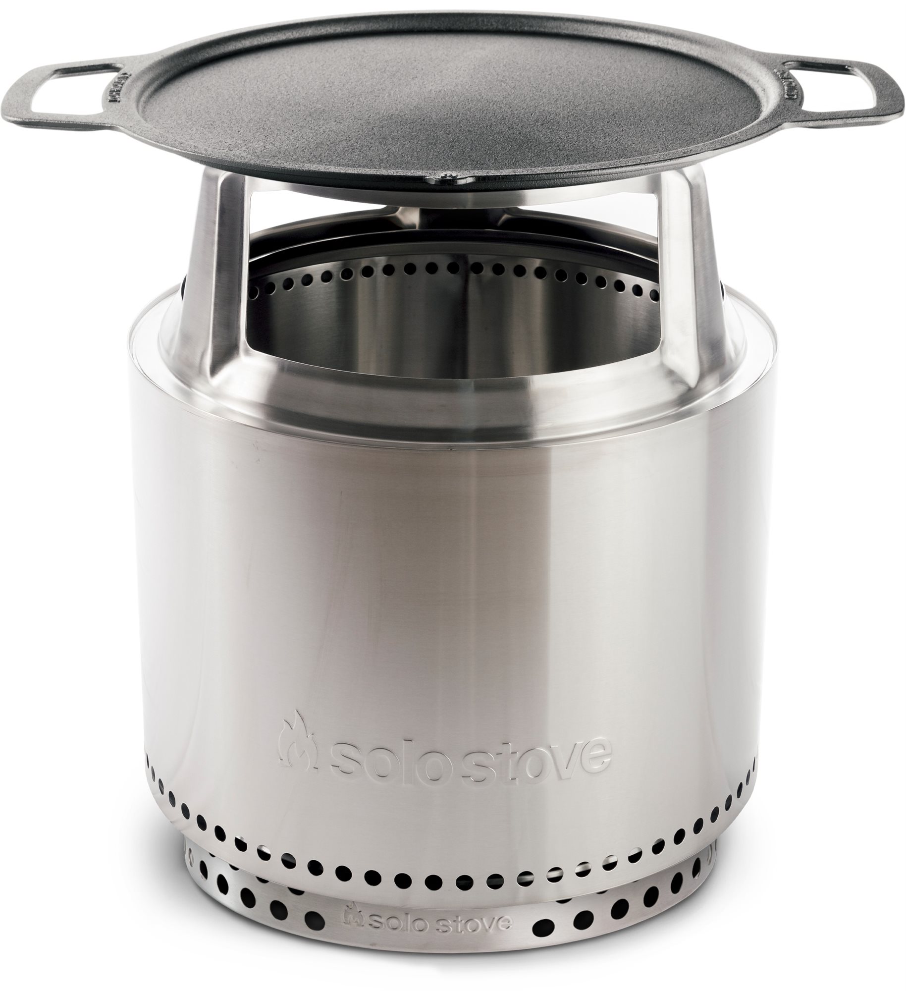 SOLO STOVE Grilovacia platňa s nadstavcom – liatinová Bonfire cast iron griddle top + hub