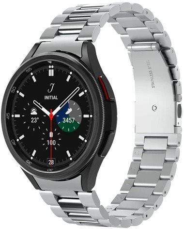 Spigen Modern Fit 316L Band Silver Samsung Galaxy Watch6 Classic 47 mm