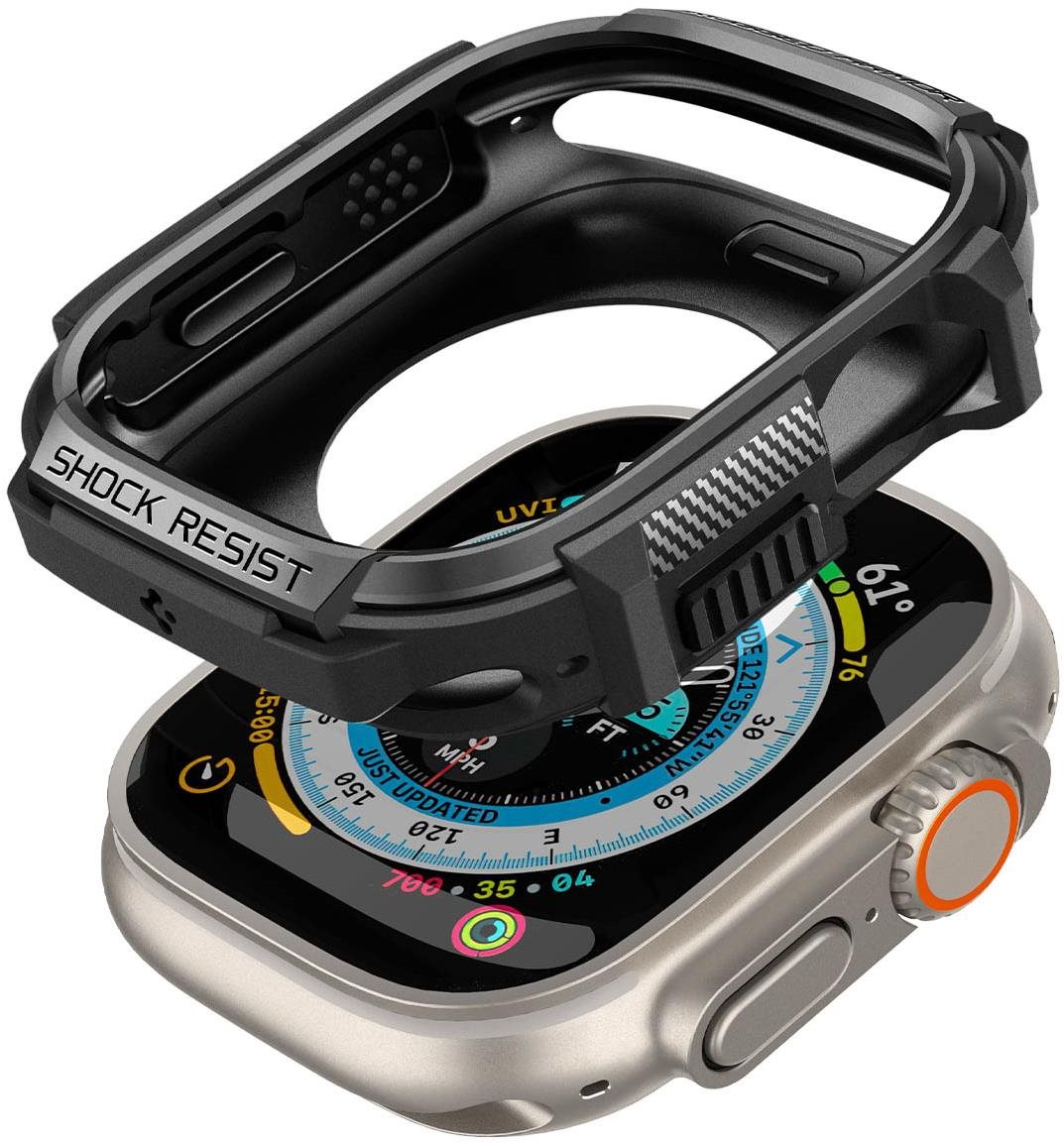 Spigen Rugged Armor Black Apple Watch Ultra 49 mm