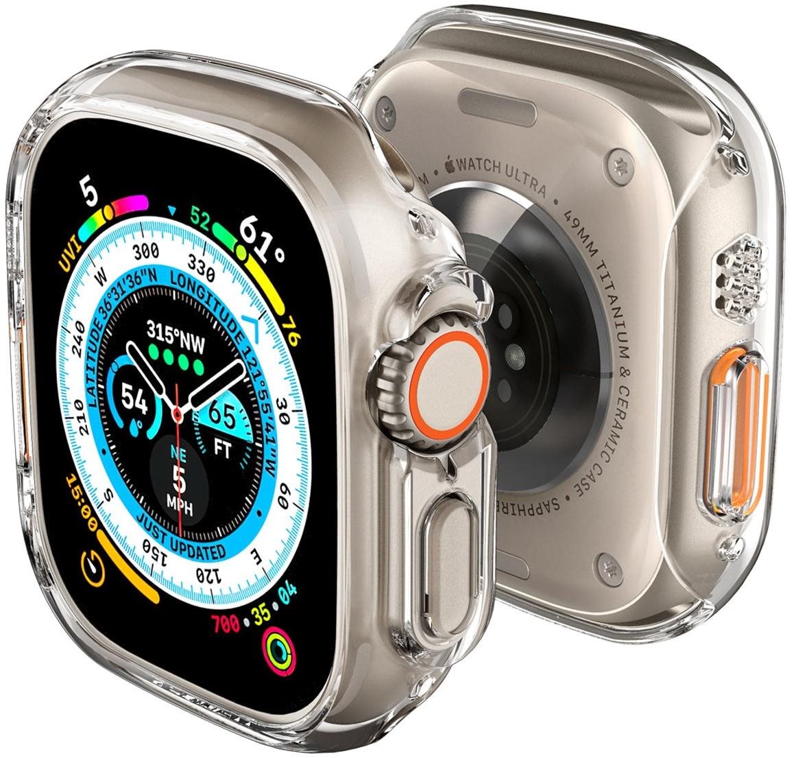Spigen Thin Fit, clear – Apple Watch Ultra 2/Ultra 49 mm