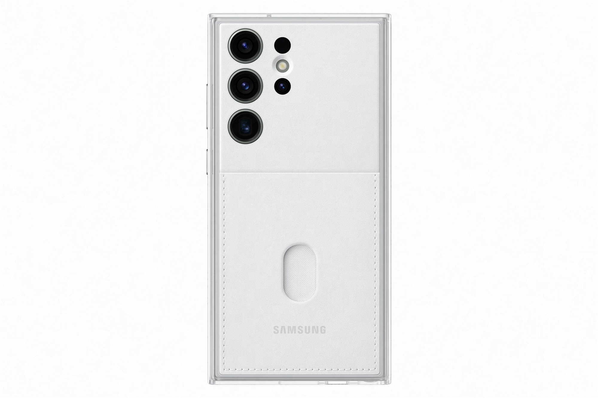 Samsung Galaxy S23 Ultra Ochranný kryt Frame biely