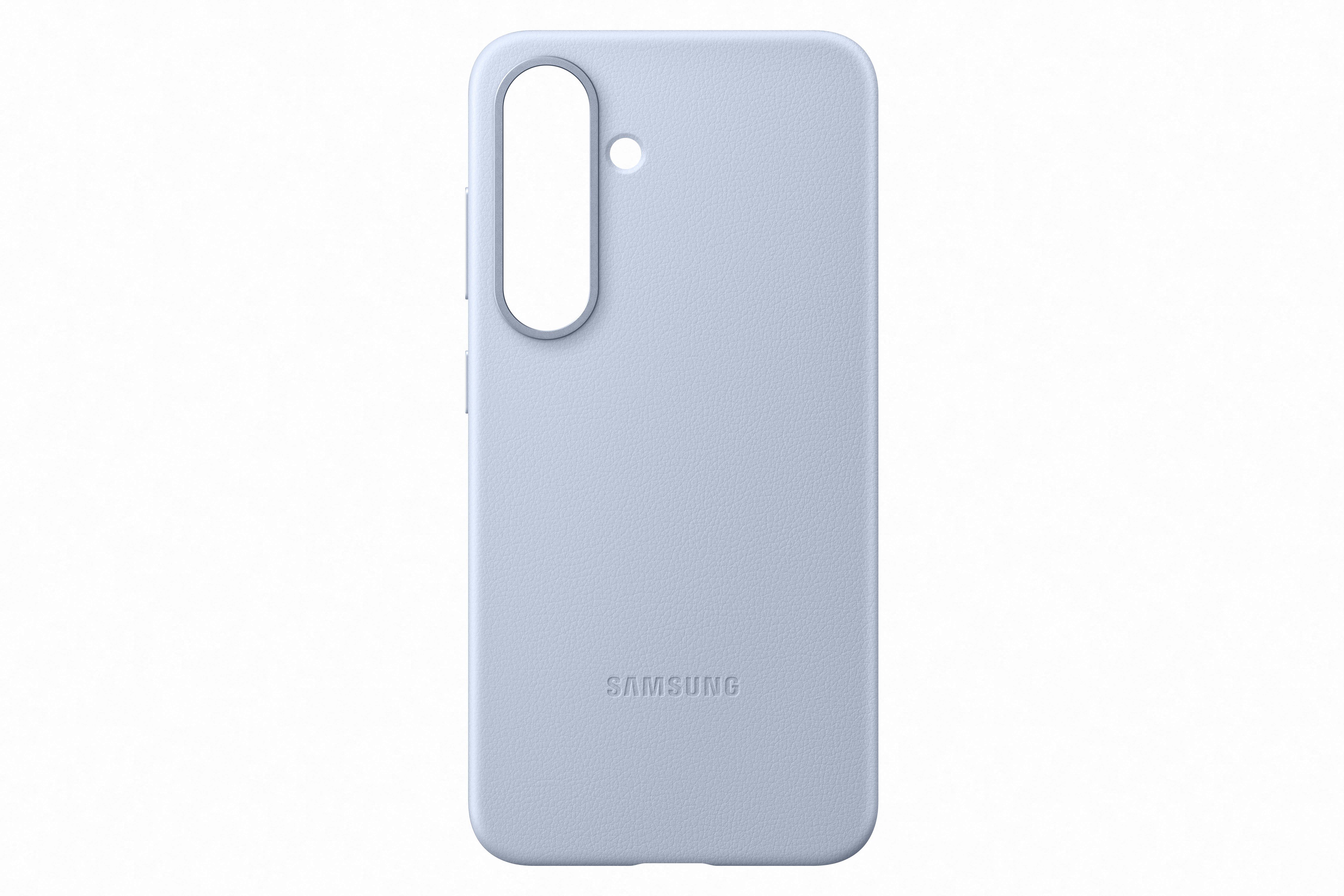 Samsung Galaxy S25 Zadný kryt z vegánskej kože Light Blue