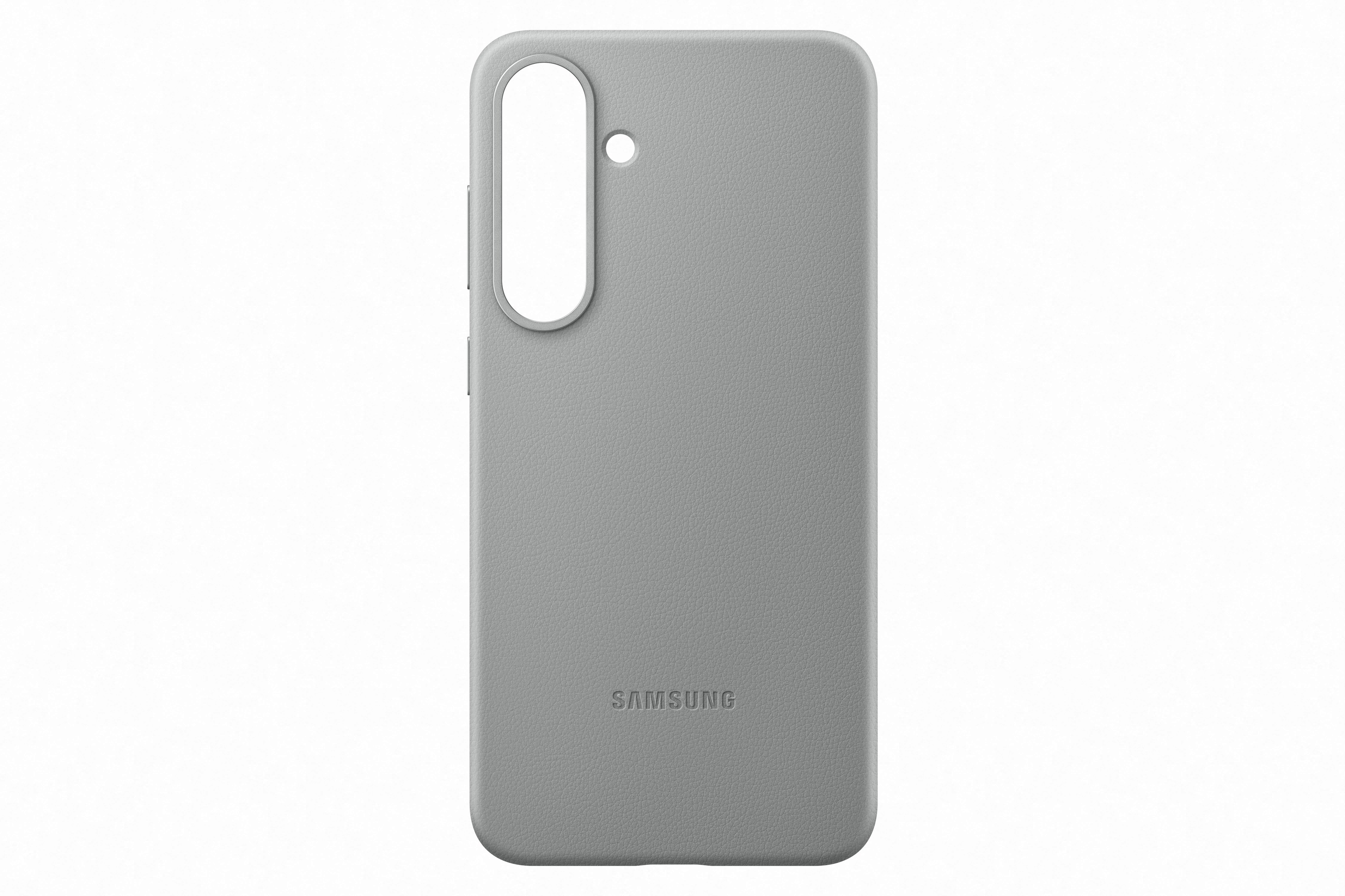 Samsung Galaxy S25+ Zadný kryt z vegánskej kože Gray