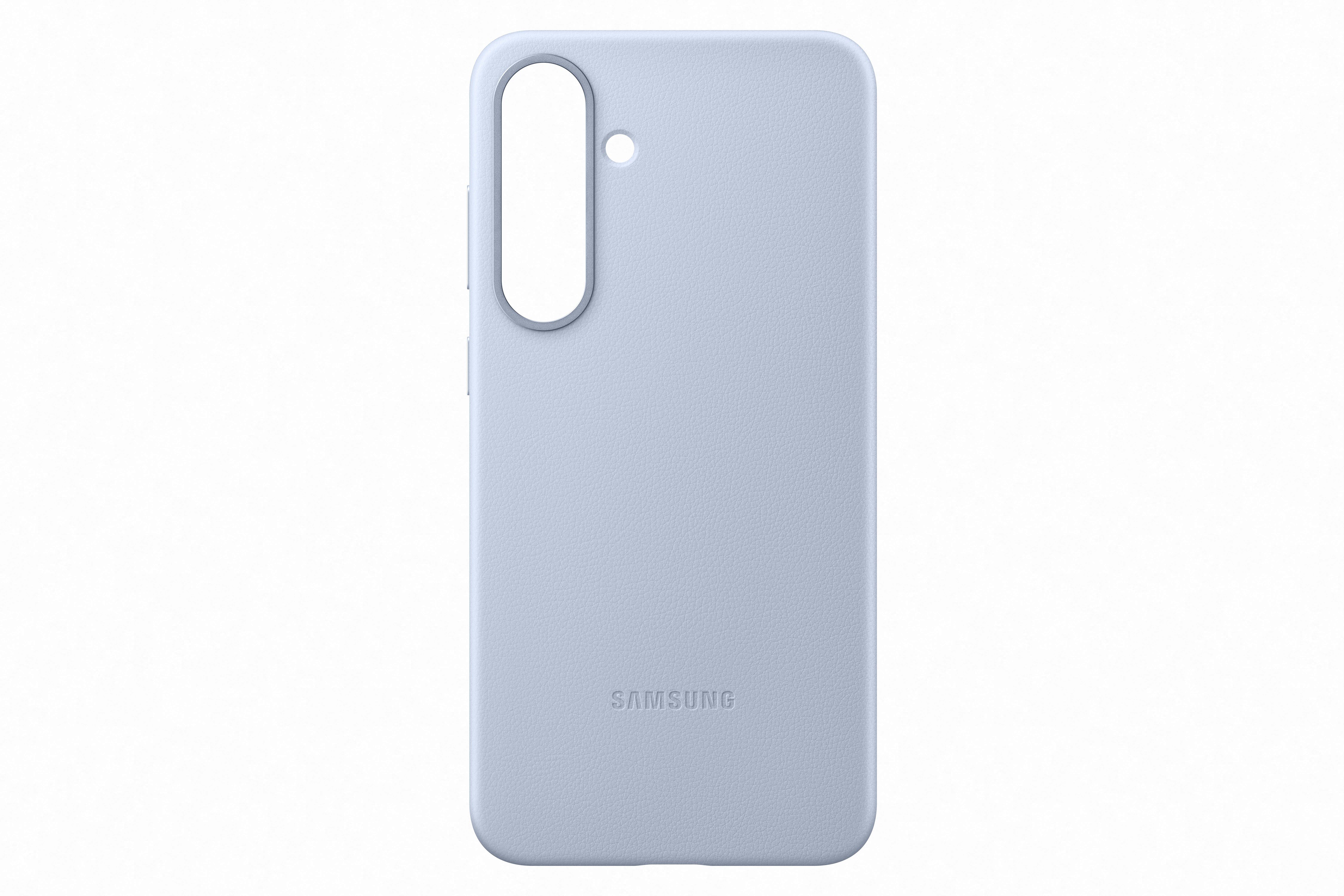 Samsung Galaxy S25+ Zadný kryt z vegánskej kože Light Blue
