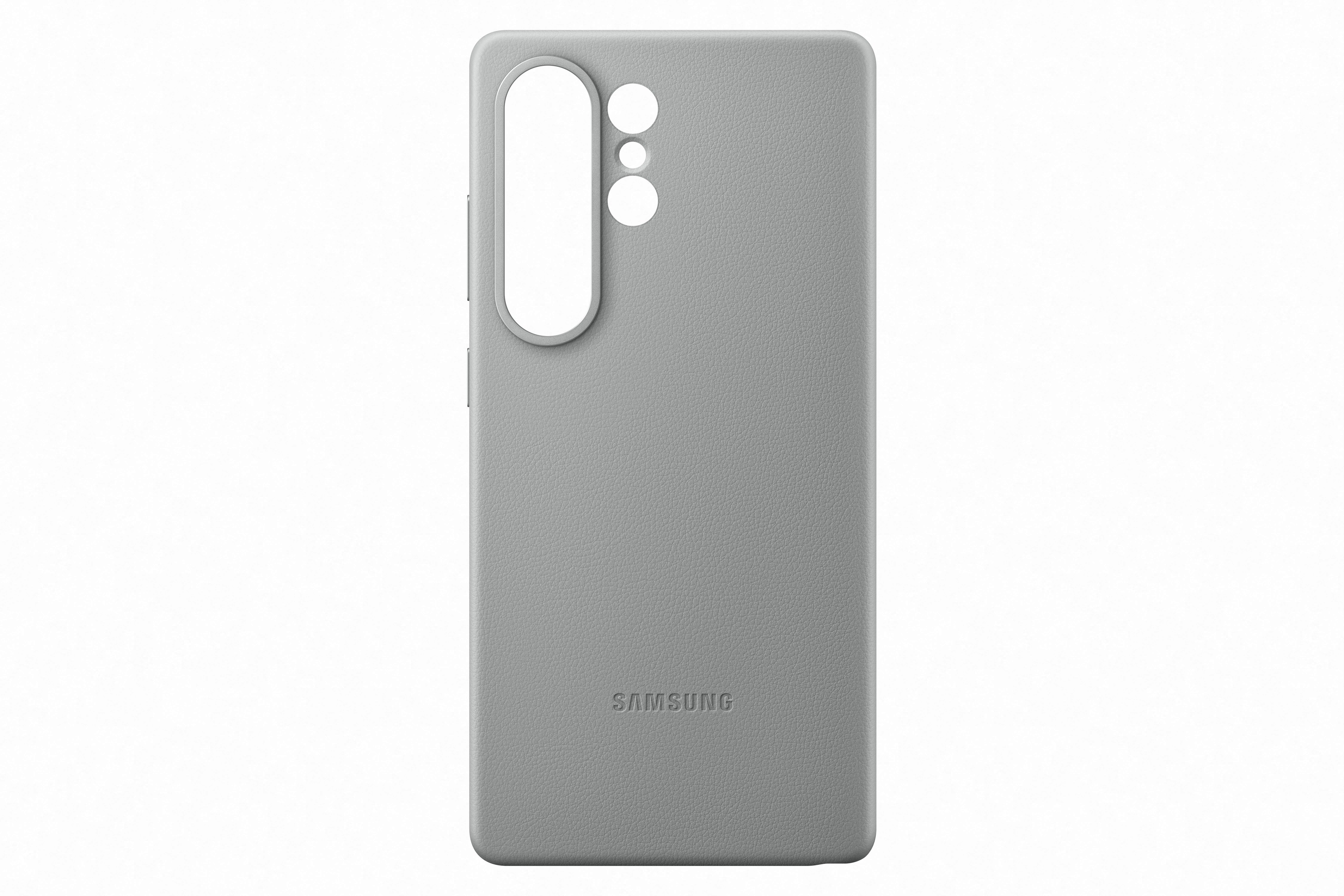 Samsung Galaxy S25 Ultra Zadný kryt z vegánskej kože Gray